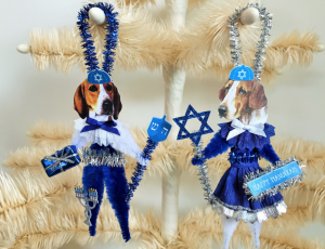 Dog Hanukkah Ornaments